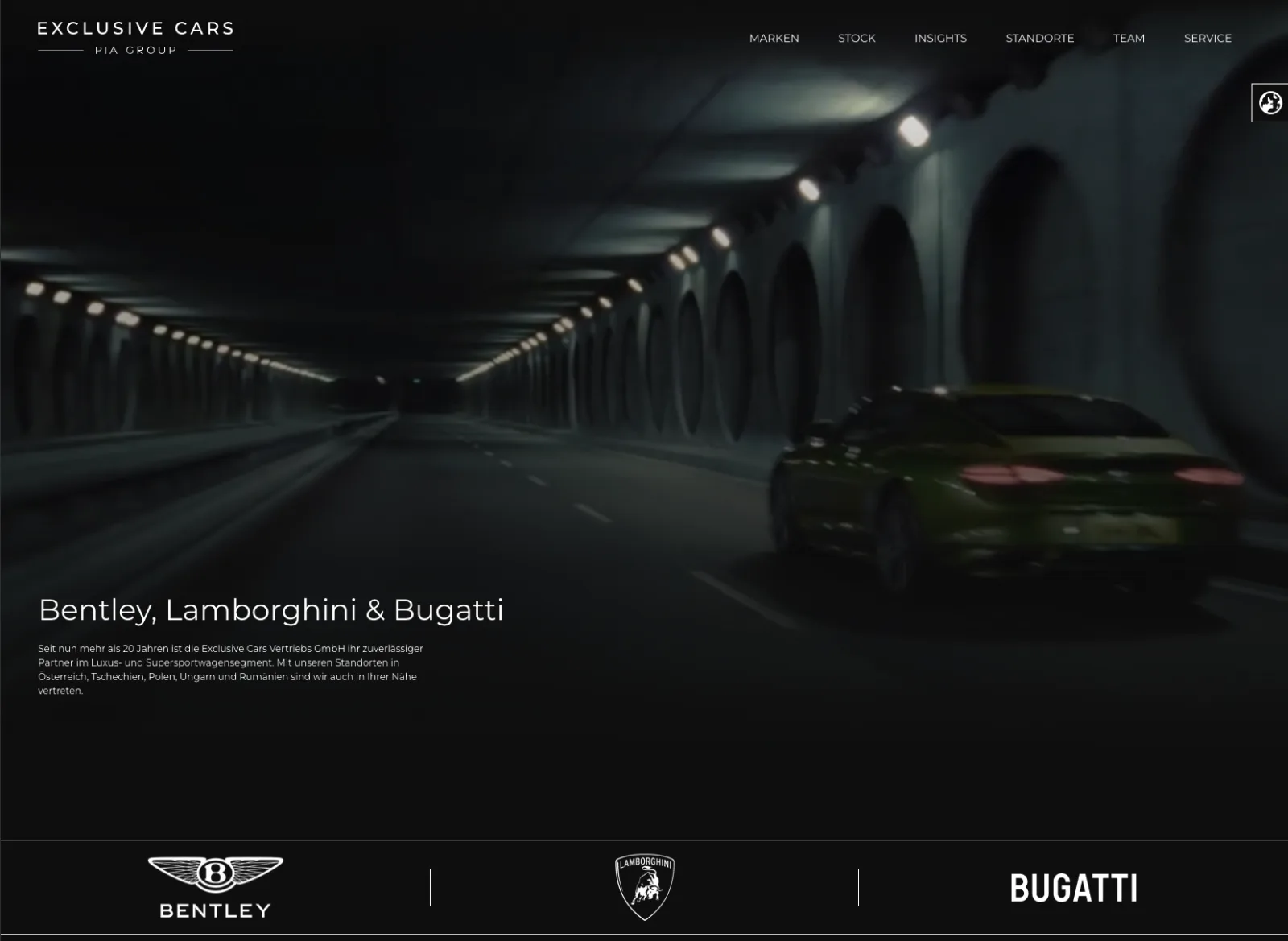Startseite Website